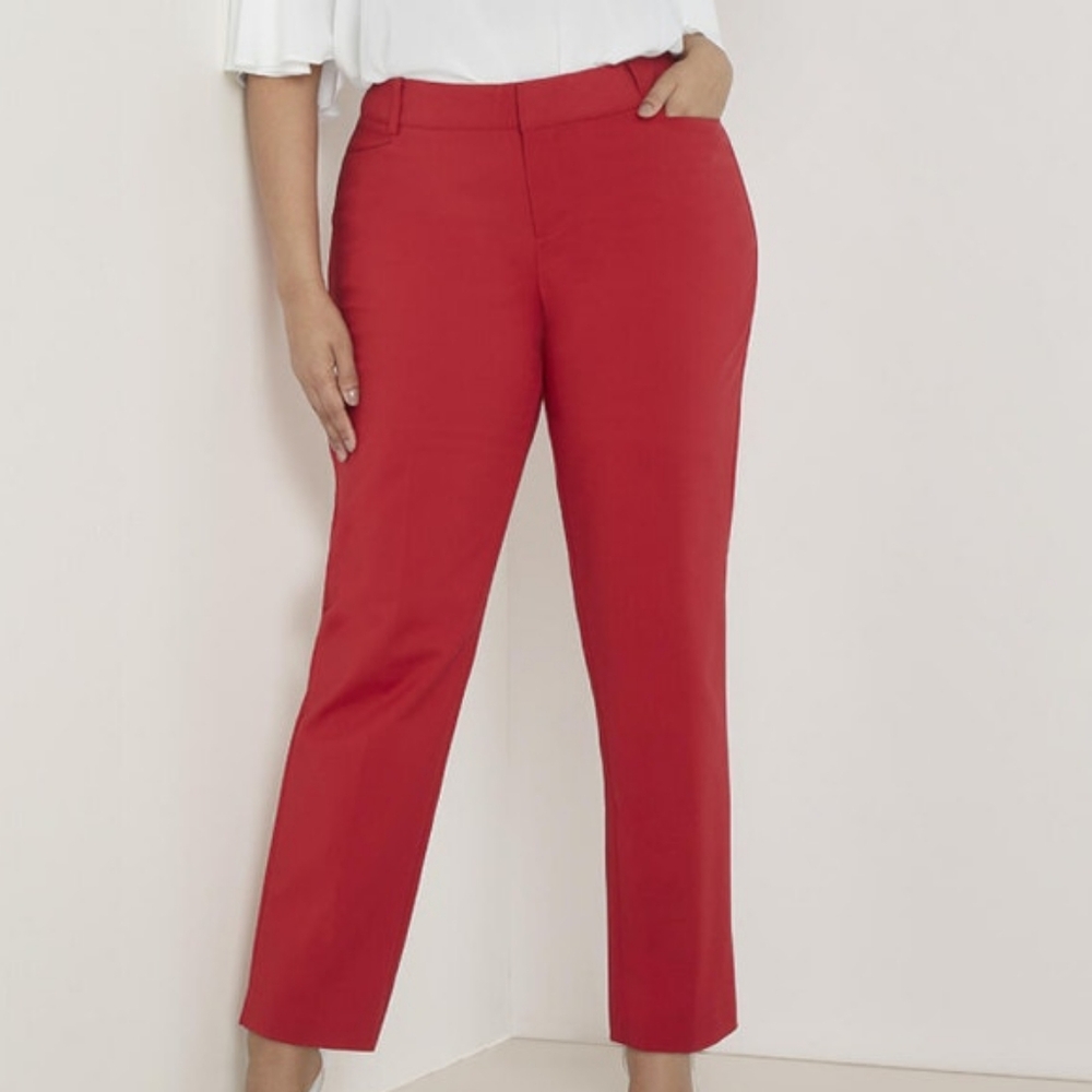 NWT Eloquii Kady Fit Double-Weave Pant